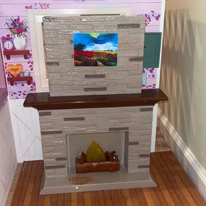 American girl fire place